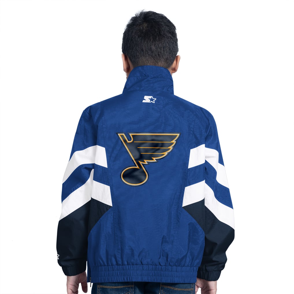  St. Louis Blues Starter Youth Prospect Half-Zip Pullover Top - Royal